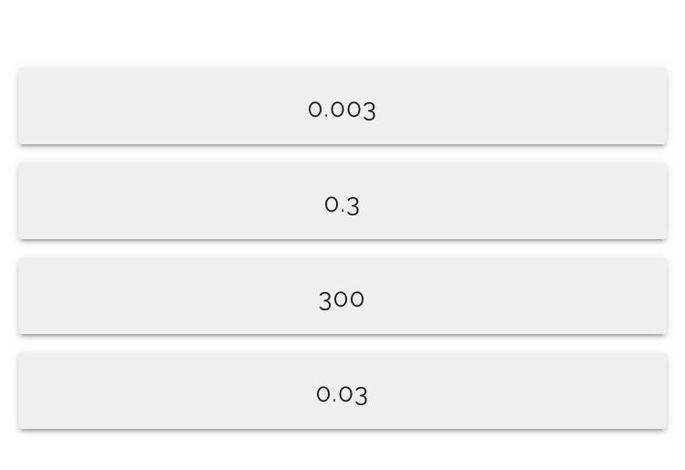 Which of these is 3% equivalent to?-example-1