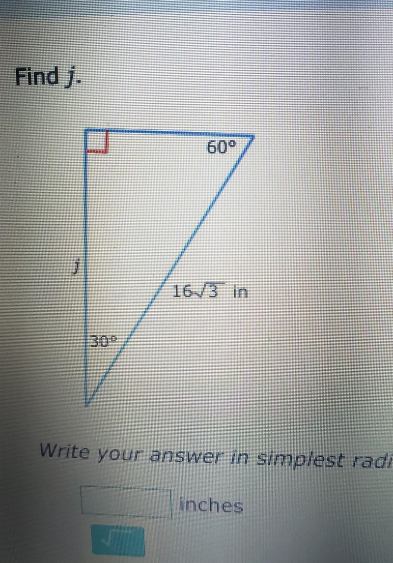 I dont know why my geometry teacher is giving us trigonometry​-example-1