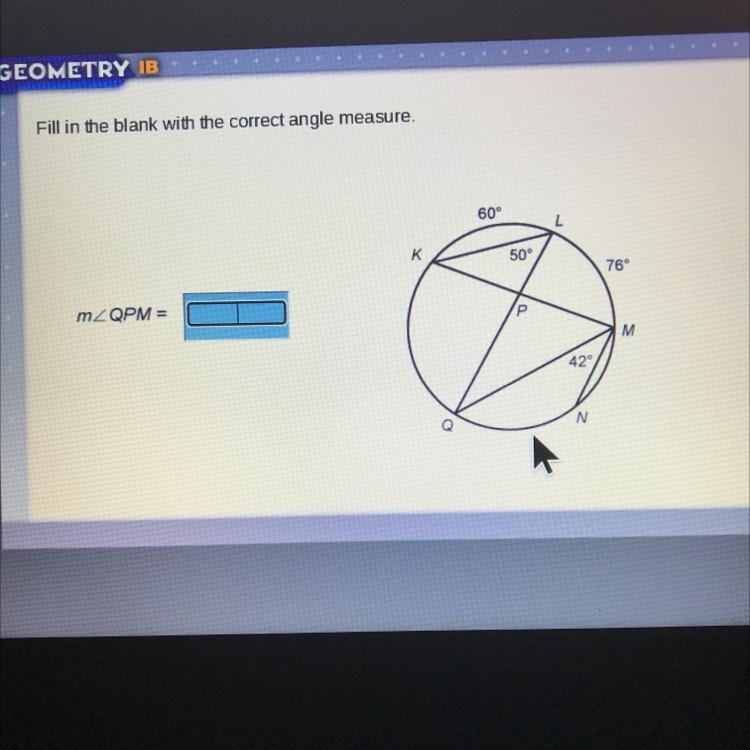 What’s the angles measure for QPM??-example-1