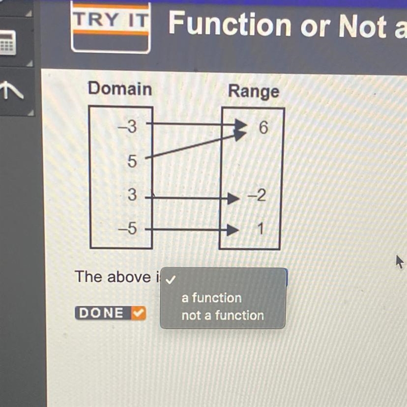 Need help ASAP is this a function or not a function-example-1