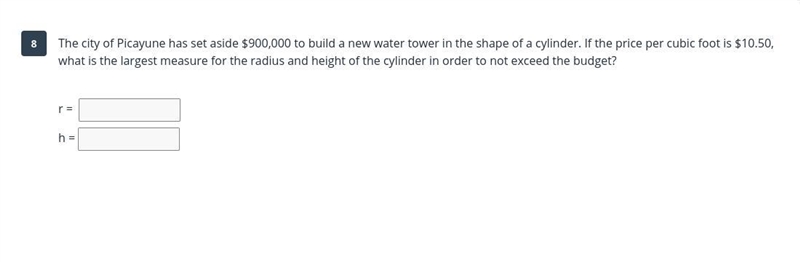 the city of Picayune has set aside $900,000 to build a new water tower in the shape-example-1