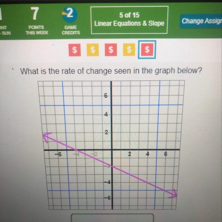 I need the rate of change-example-1