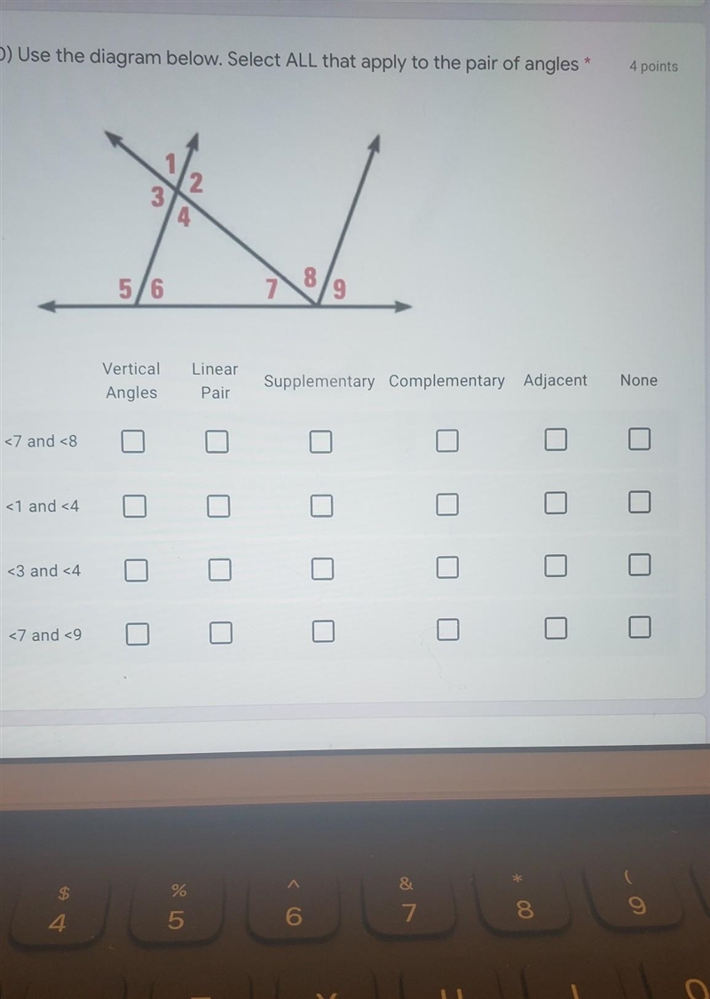 Which angles pairs with the names? I just need a simple checklist :).​-example-1