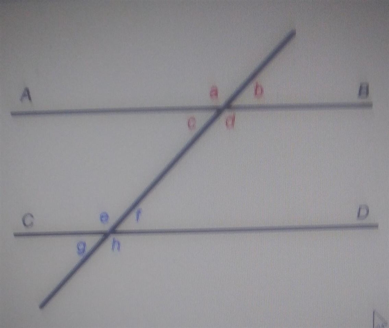 In the diagram angles a and h are_____​-example-1