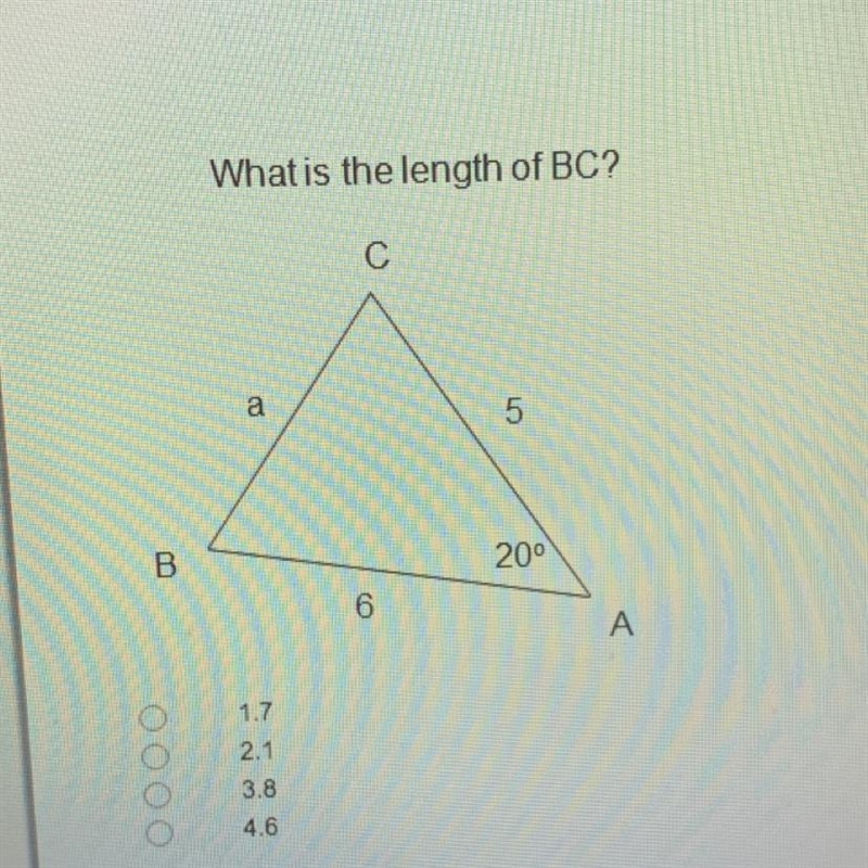 What is the length of BC?please help!!!-example-1