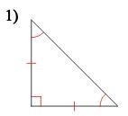 Classify the triangle according to its SIDES and ANGLES.-example-1