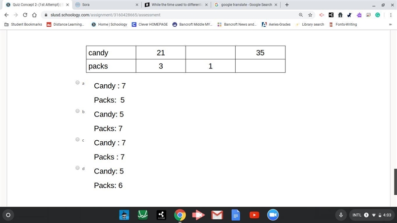 PLZ NEED HELP ASAP. Find the missing values for the table.-example-1