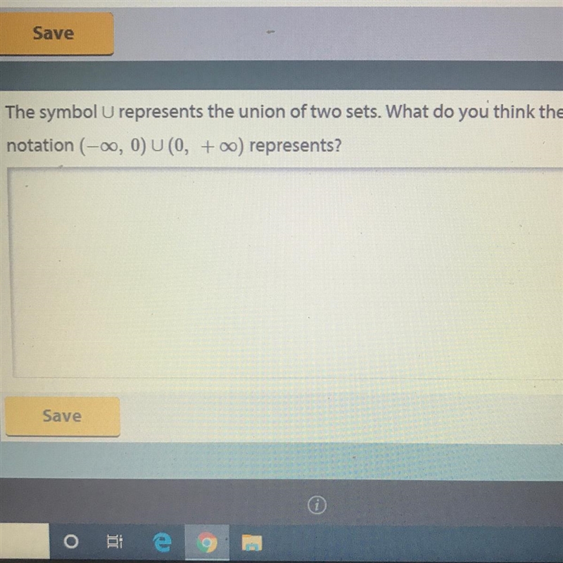 71, X The symbol U represents the union of two sets. What do you think the notation-example-1