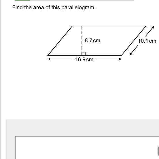 Find the area of this parallelogram-example-1