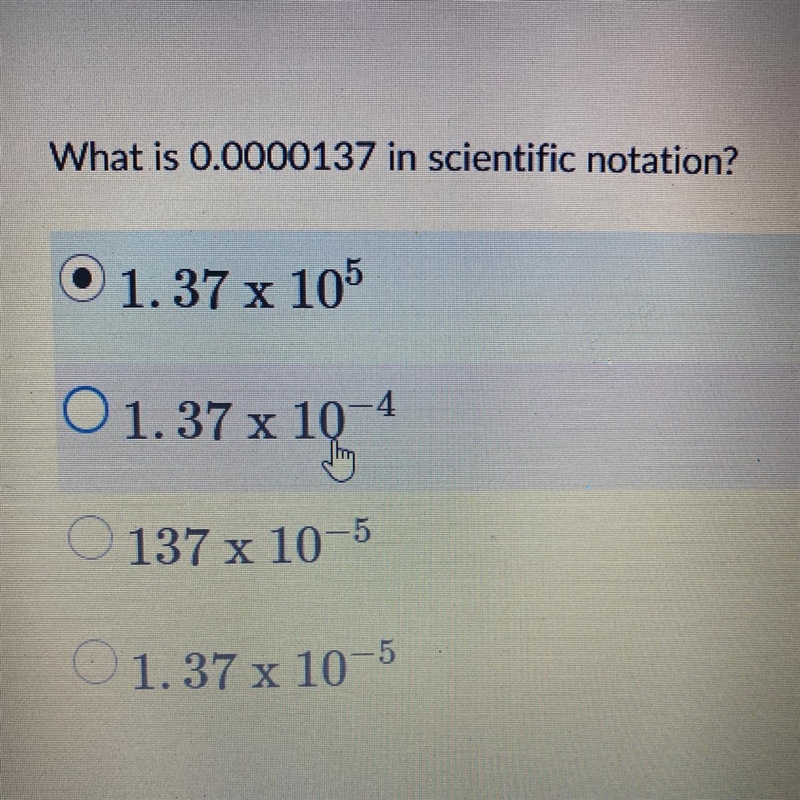 What is 0.0000137 in scientific notation-example-1