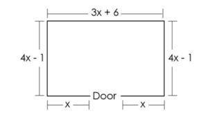 HELP PLEASE which of the following expression represents the width of the door ? A-example-1