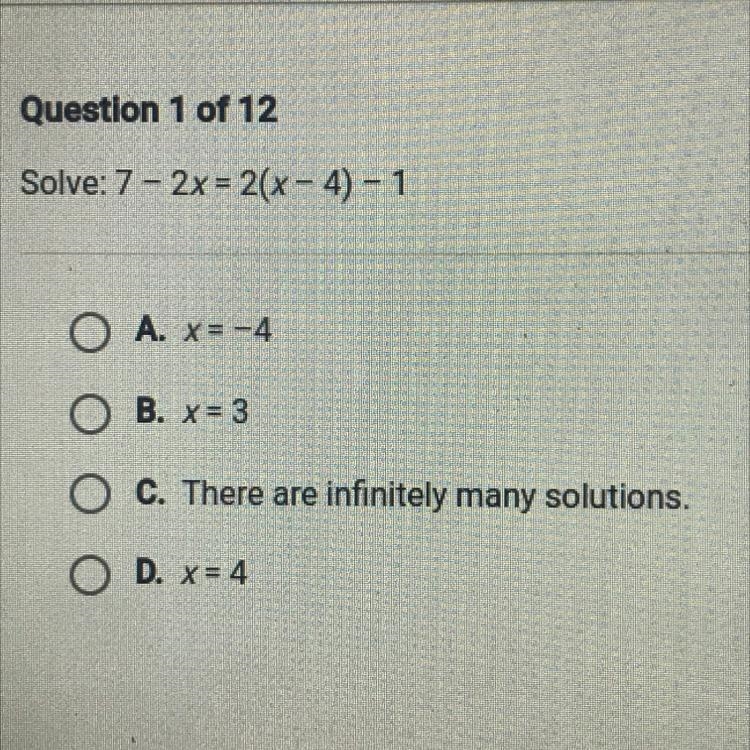 Solve? 7-2x=2(x-4)-1 i don’t get it-example-1