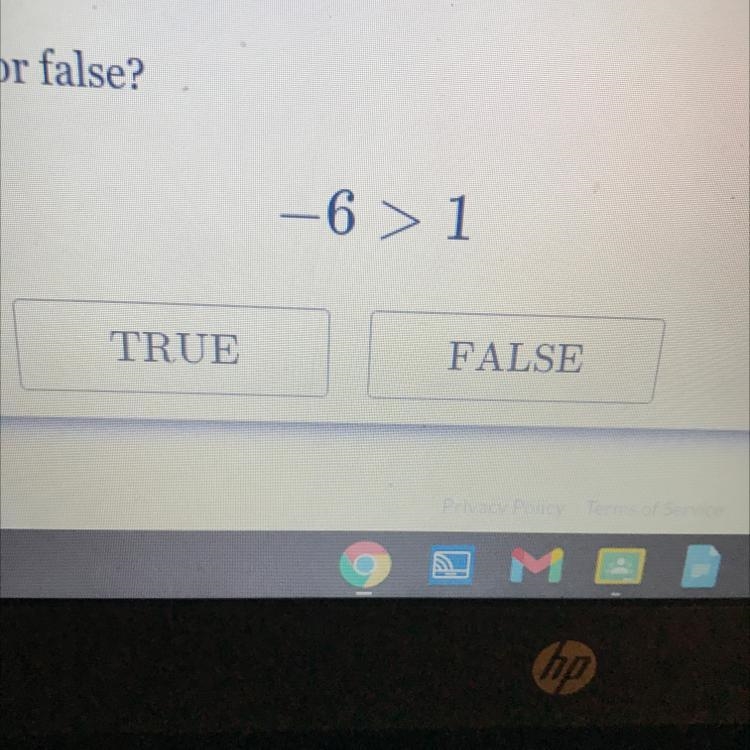 -6>1 true or false Statement true or false-example-1