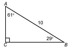 To the nearest tenth, which is the perimeter of △ABC?-example-1