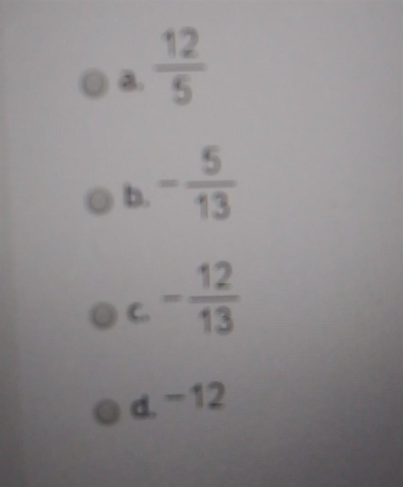 Find the value of sin(θ) for an angle θ in standard position with a terminal ray that-example-1