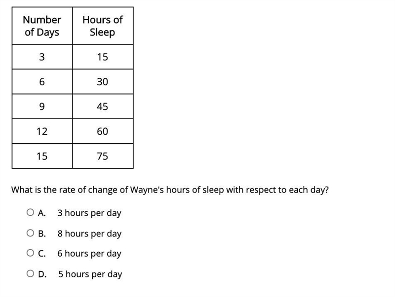 Wayne is recording the number of hours he sleeps over different periods of time. The-example-1