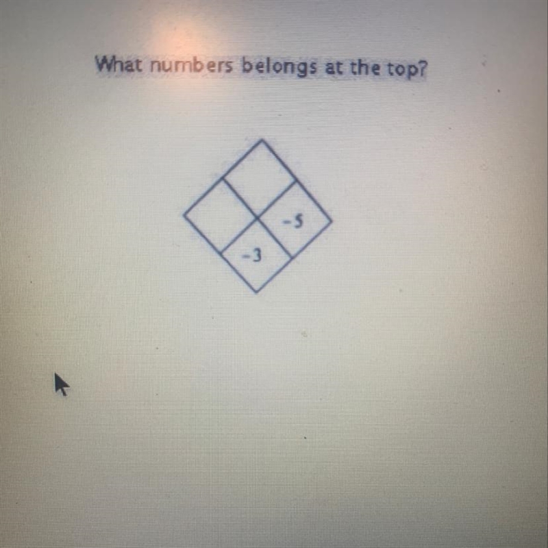 What numbers belongs at the top? Really confused on how to solve this one-example-1