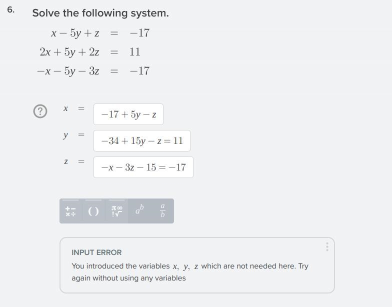 6) I already solved it but there's an "input error" and well I'm not really-example-1