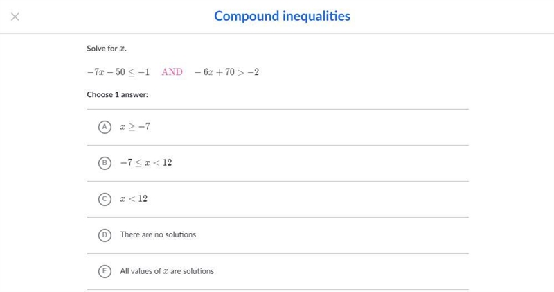 Answer please!!! (Compound Inequalities)-example-1