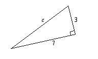 Find the length of the hypotenuse. Round your answer to the nearest hundredth. A 3.16 B-example-1