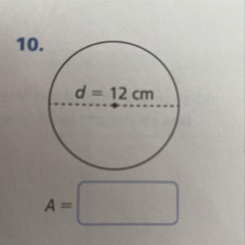 Find the area of the circle. Use 3.14 for Pi-example-1