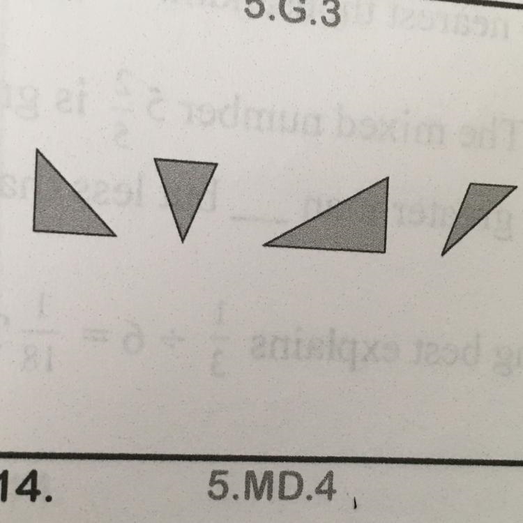 Choose the isosceles triangles.-example-1