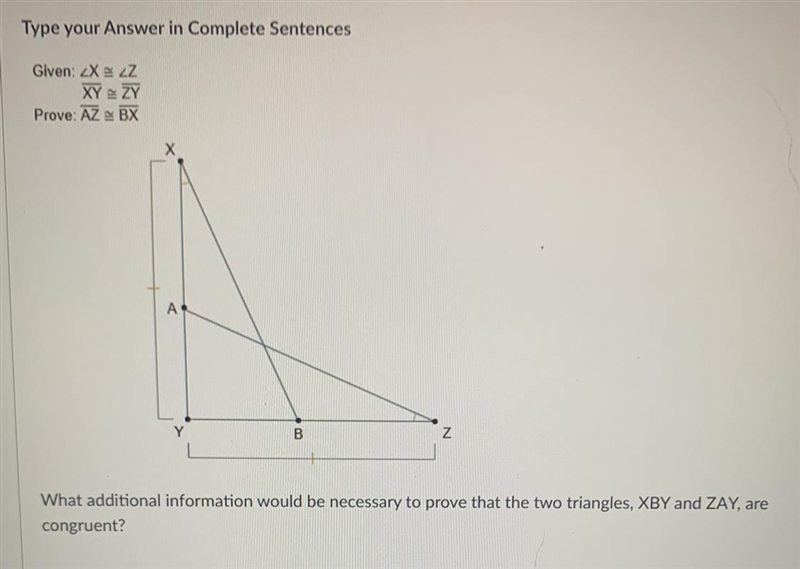 Need help please What additional information would be necessary to prove that the-example-1