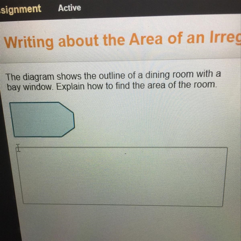 Help me please find the area of the room-example-1