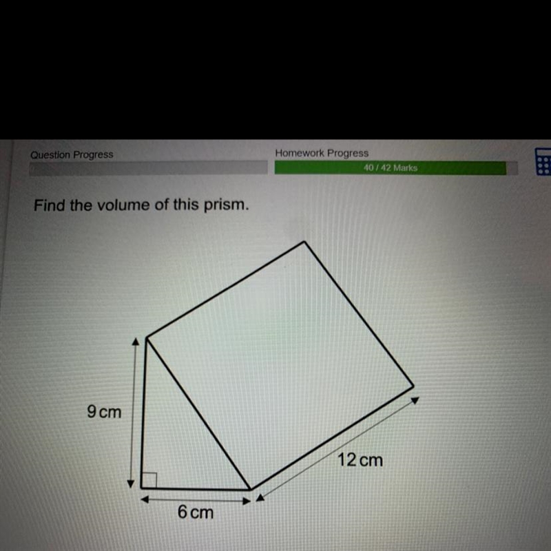 Find the volume of this prism. Please help!! And explain <3-example-1