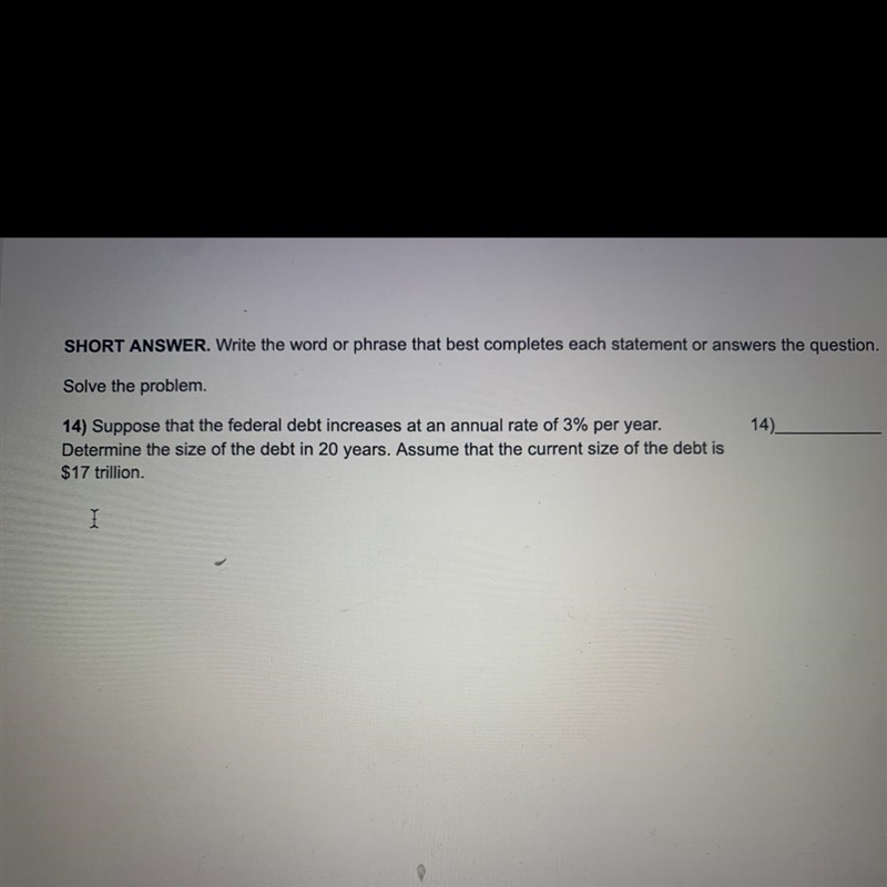 SHORT ANSWER. Write the word or phrase that best completes each statement or answers-example-1