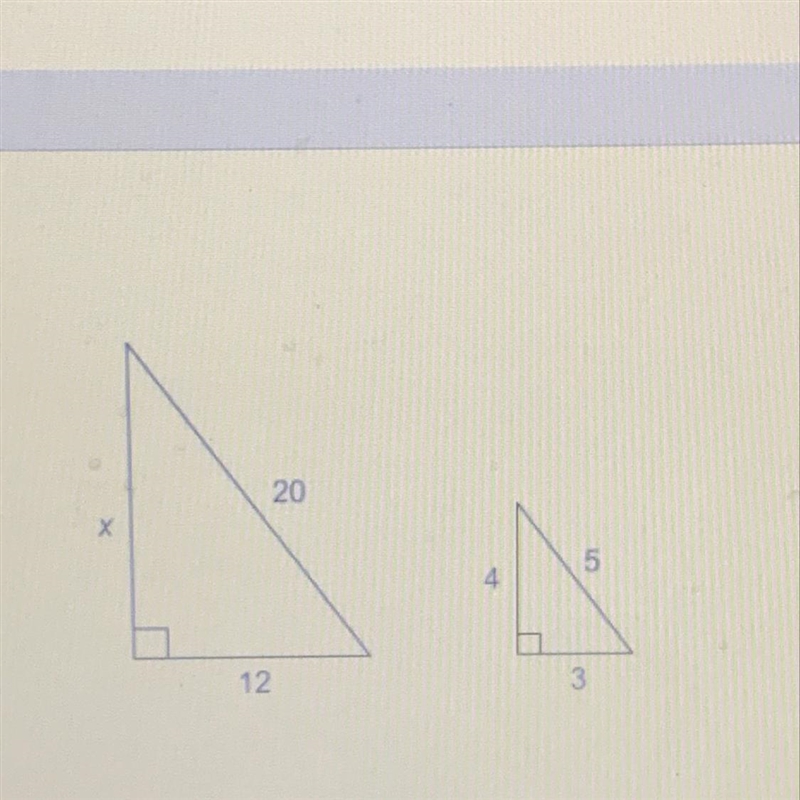 The triangles are similar. What is the value of x?-example-1