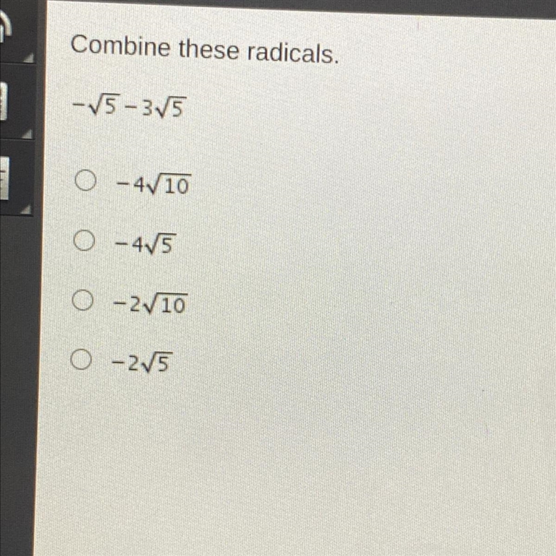 Combine these radicals!-example-1