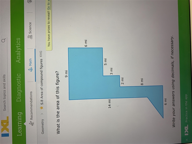 What is the are of this figure?-example-1