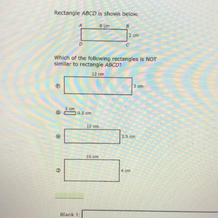 Which of the rectangles is NOT-example-1