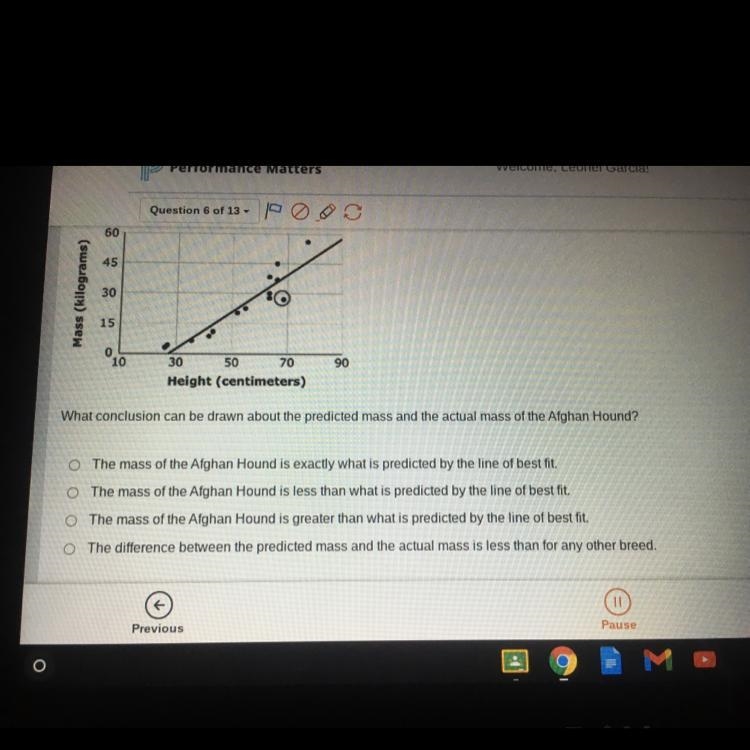 This scatter plot and line of best fit shows the relationship between the height and-example-1