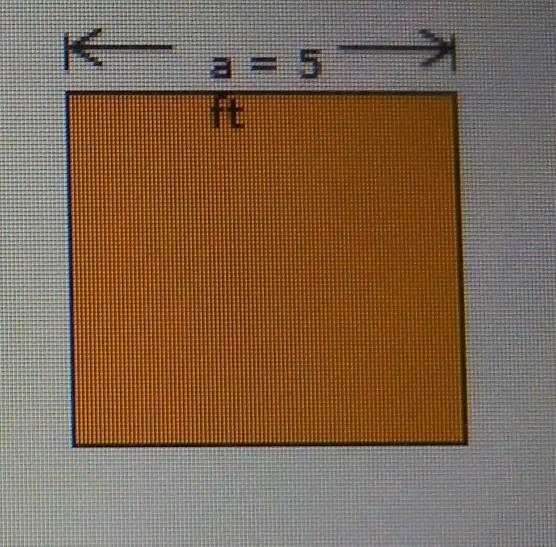 Pls Help.!! Find the areas of the following: A square with a width and height equal-example-1