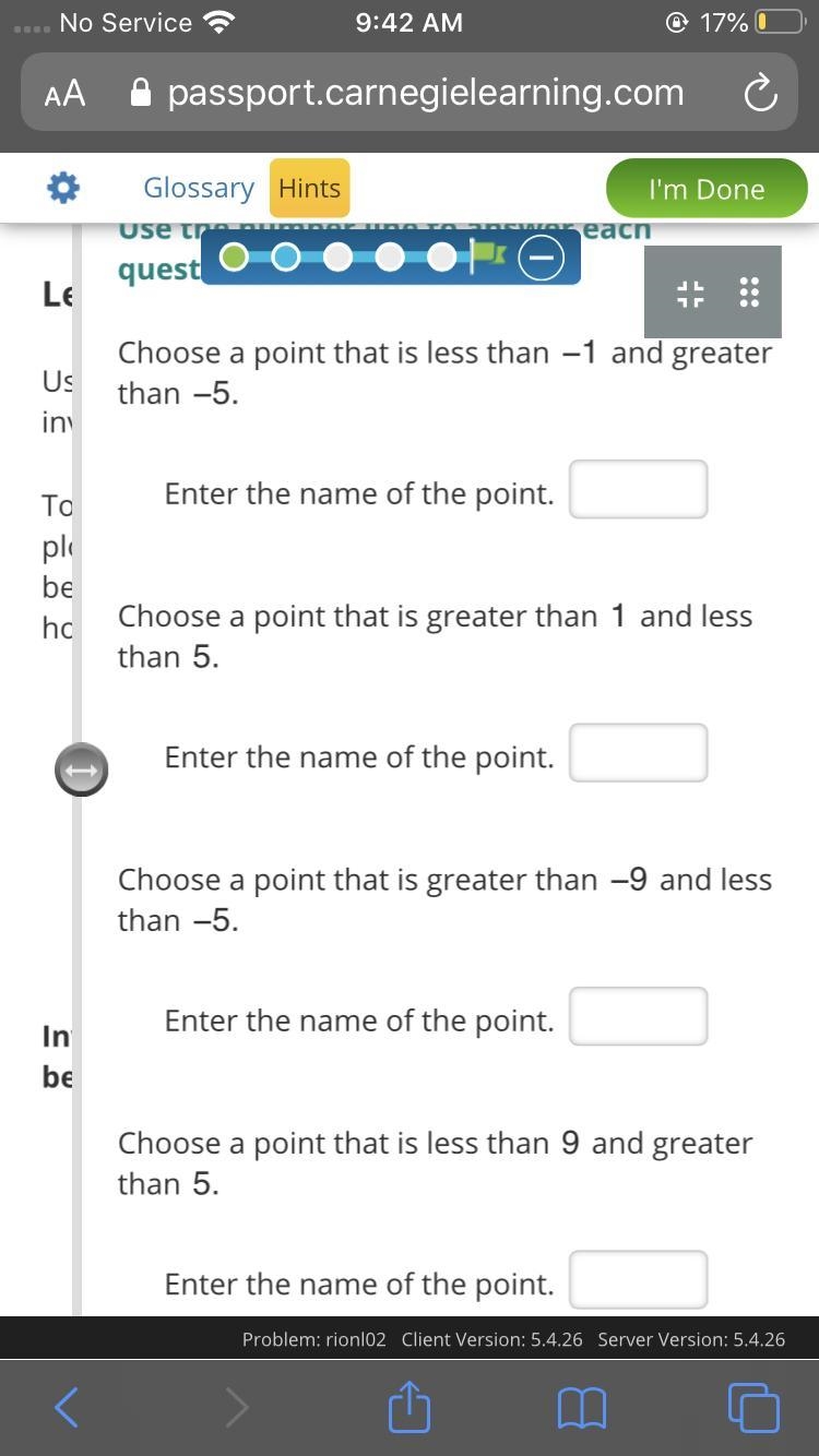 What is less then -1 and greater then -5-example-1