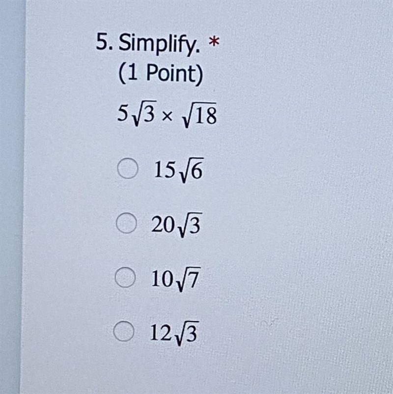 Simplifying radicals pt.3 please help ASAP and explain if possible-example-1