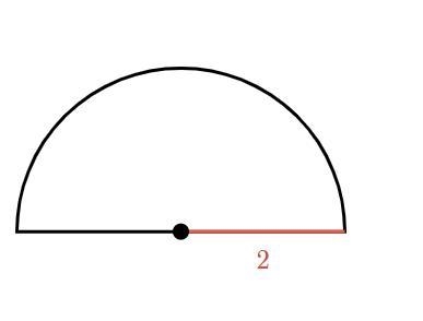 Find the area of the semicircle.-example-1