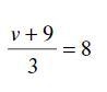 I need help to Solve for v:-example-1