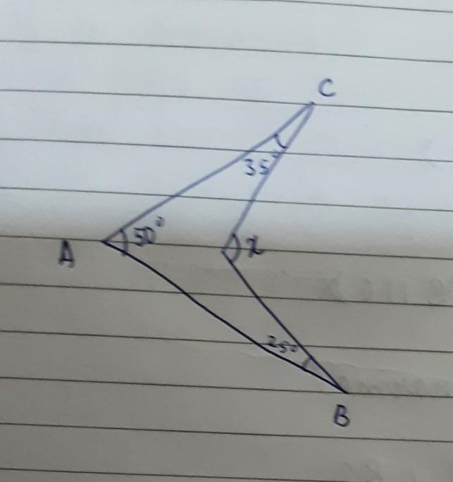 Find the value of angle x ​ pls answer-example-1