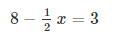 NEED ALL THESE 3 ANSWERED!!! 15 POINTS!!! ① Solve the equation for x: ○ 7 - x / 3 = 5 ② Solve-example-2