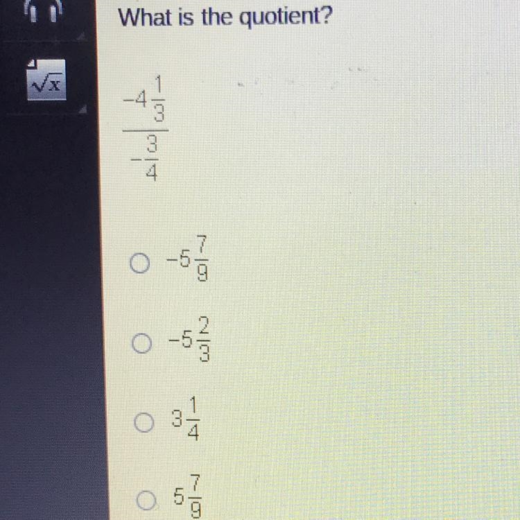 What is the quotiernt? o -5 o -5-example-1