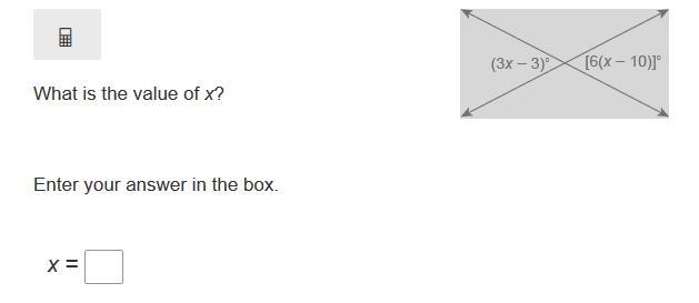 What is the value of x? enter your answer into the box X=-example-1