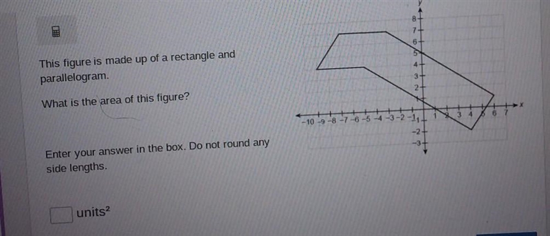 This figure is made up of a rectangle and parallelogram. What is the area of this-example-1