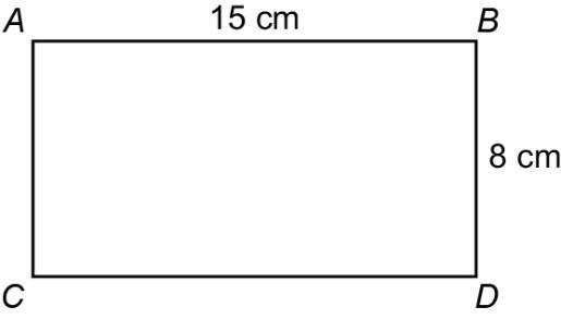 The rectangle shown is dilated by a scale factor of 2. What is the length of side-example-1