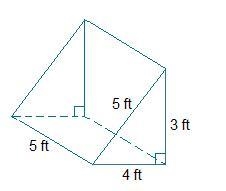 What is the surface area of the triangular prism? A triangular prism. The rectangular-example-1