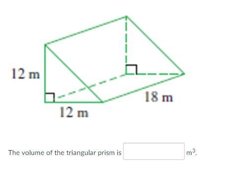 Is anyone able to help me with finding the volume of the triangular prism-example-1