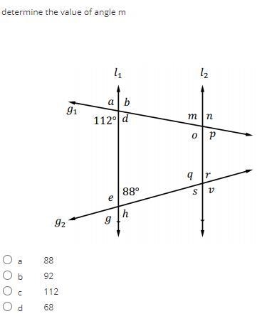 I need the values of m, n, v, and r all the answer choices for the 4 are 92, 68, 88, or-example-1