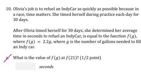 Please Help ASAP - 10 Points! What is the value of f(g) at f(21)?-example-1